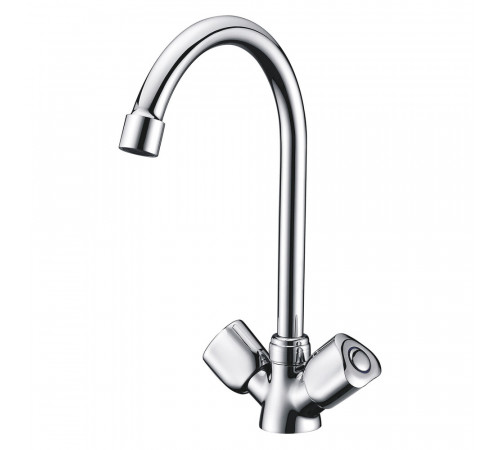 Смеситель для кухни WasserKraft Amper хром с высоким изливом двухвентильный (2907) Смеситель для кухни WasserKraft Amper хром с высоким изливом двухвентильный (2907)