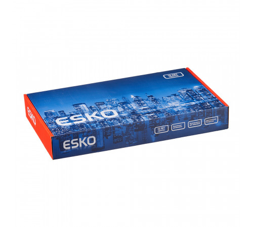 Смеситель для кухни Esko Kitchen сталь/серый с гибким изливом однорычажный (K44 G)