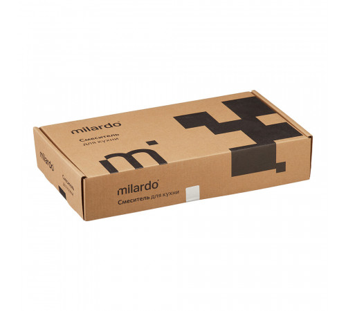 Смеситель для кухни Milardo Meal хром с гибким изливом однорычажный (M01SB0FM05) Смеситель для кухни Milardo Meal хром с гибким изливом однорычажный (M01SB0FM05)