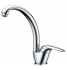 Смеситель для кухни WasserKraft Rossel хром с высоким изливом однорычажный (2807)