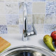 Смеситель для кухни WasserKraft Vils хром с высоким изливом однорычажный (5607)