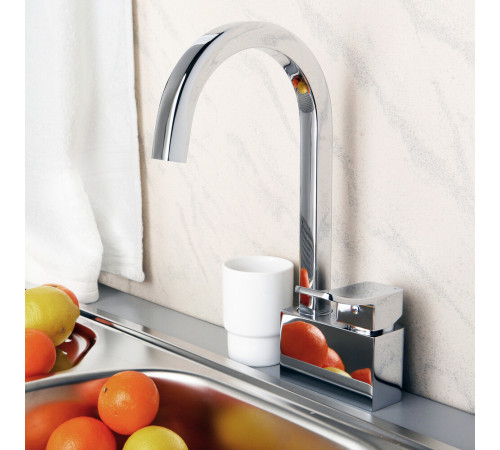 Смеситель для кухни WasserKraft Aller хром с высоким изливом однорычажный (1067) Смеситель для кухни WasserKraft Aller хром с высоким изливом однорычажный (1067)