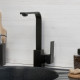 Смеситель для кухни WasserKraft Abens черный с высоким изливом однорычажный (2007)