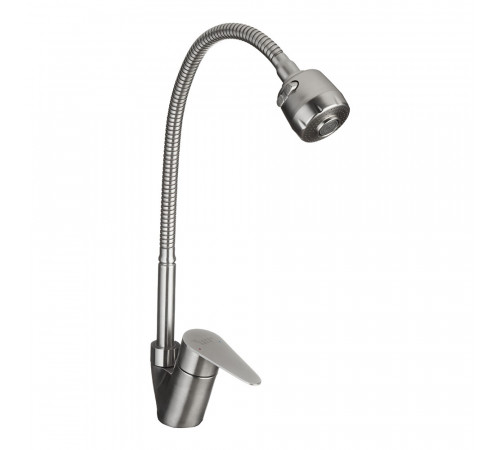 Смеситель для кухни Corsa Deco Light сталь с гибким изливом однорычажный (966365) Смеситель для кухни Corsa Deco Light сталь с гибким изливом однорычажный (966365)