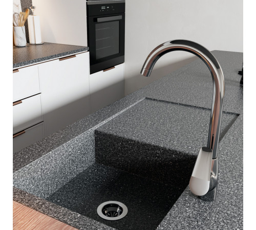 Смеситель для кухни WasserKraft Vils хром с высоким изливом однорычажный (5607) Смеситель для кухни WasserKraft Vils хром с высоким изливом однорычажный (5607)