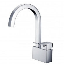 Смеситель для кухни WasserKraft Aller хром с высоким изливом однорычажный (1067)