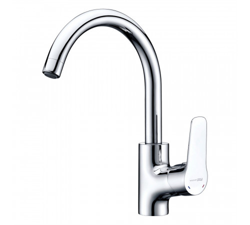 Смеситель для кухни WasserKraft Lippe хром с высоким изливом однорычажный (4507) Смеситель для кухни WasserKraft Lippe хром с высоким изливом однорычажный (4507)