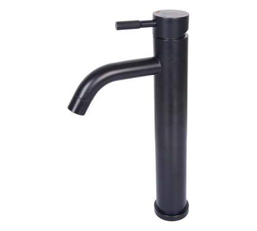 Смеситель для раковины высокий ARGOtech Solid черный однорычажный (35-14 SOLID black) Смеситель для раковины высокий ARGOtech Solid черный однорычажный (35-14 SOLID black)