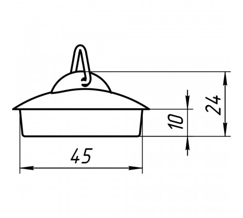 Пробка для мойки АНИ пласт 1,5 (M300U)