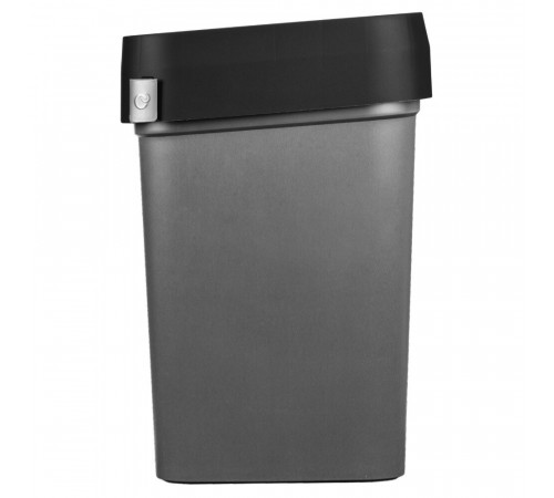 Контейнер для мусора Econova Smart Bin Pro с крышкой 50 л пластик черный