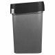 Контейнер для мусора Econova Smart Bin Pro с крышкой 50 л пластик черный