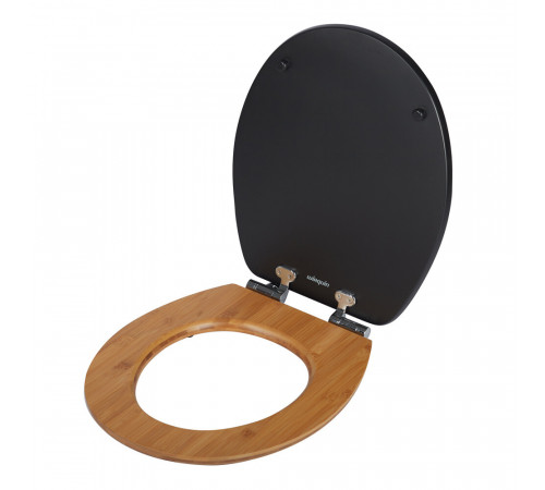 Сиденье для унитаза Wirquin Black Touch МДФ с микролифтом (20722853)
