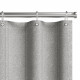 Штора для ванны Fora Miracle Silver 2000х1800 мм полиэстер серая (FOR-MIR208SIL)