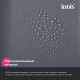 Штора для ванны Iddis 2000х1800 мм PEVA серая (P03PE18i11)