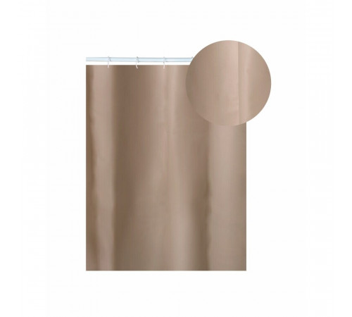 Штора для ванны Delphinium Peva 2000х1800 мм PEVA бежевая (104033) Штора для ванны Delphinium Peva 2000х1800 мм PEVA бежевая (104033)