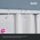 Штора для ванны Iddis 2000х1800 мм PEVA белая (P02PE18i11)