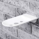 Мыльница для ванной WasserKraft Kammel K-8300White с держателем металл белая (K-8369W)