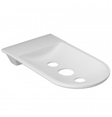 Мыльница для ванной WasserKraft Kammel K-8300White с держателем металл белая (K-8369W)