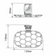 Мыльница для ванной Fora Flower с держателем металл хром (FOR-FL040/6949)