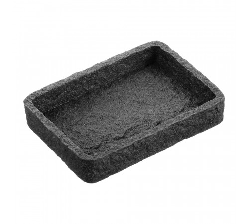 Мыльница для ванной Fora Stone Black настольная полирезин черная (For-STN36BL) Мыльница для ванной Fora Stone Black настольная полирезин черная (For-STN36BL)