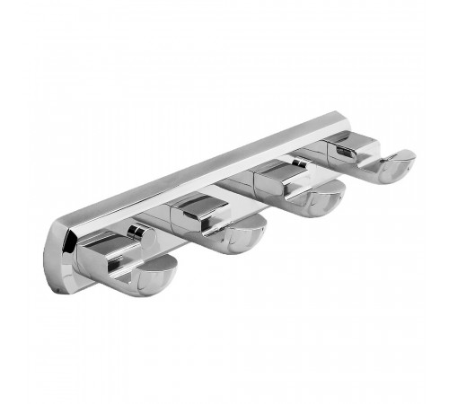 Вешалка для ванной WasserKraft Kammel K-8300 4 крючка на шуруп металл хром (K-8374) Вешалка для ванной WasserKraft Kammel K-8300 4 крючка на шуруп металл хром (K-8374)