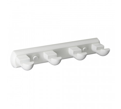 Вешалка для ванной WasserKraft Kammel K-8300 4 крючка на шуруп металл белая (K-8374W) Вешалка для ванной WasserKraft Kammel K-8300 4 крючка на шуруп металл белая (K-8374W)