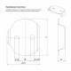 Крючок для ванной Iddis Sena одинарный на шуруп металл хром (SENSS10i41)