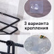 Полка для ванной Металаксон Drop угловая трехъярусная 200х200х660 мм металл черная (4895-3/ЧМПУТВ-3)