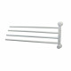 Полотенцедержатель WasserKraft Kammel K-8300WHITE 405 мм четверной поворотный на шуруп металл белый (K-1034W)
