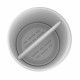 Стакан для ванной Ambient Flux настольный двойной пластик белый (AFX036ABSWT)