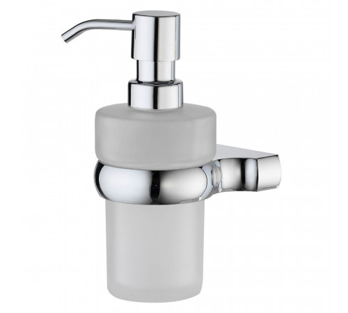 Дозатор для мыла WasserKraft Berkel с держателем стекло матовый/металл хром (K-6899) Дозатор для мыла WasserKraft Berkel с держателем стекло матовый/металл хром (K-6899)