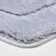 Коврик для ванной серый 90х60 см WasserKraft Lopau (BM-6011)