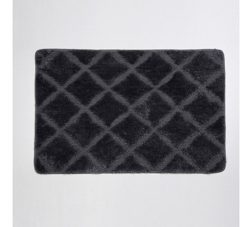 Коврик для ванной серый 90х60 см WasserKraft Lippe (BM-6512) Коврик для ванной серый 90х60 см WasserKraft Lippe (BM-6512)