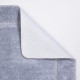 Коврик для ванной серый 90х60 см WasserKraft Lopau (BM-6011)