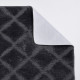 Коврик для ванной серый 90х60 см WasserKraft Lippe (BM-6512)