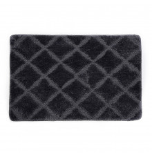 Коврик для ванной серый 90х60 см WasserKraft Lippe (BM-6512)