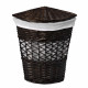 Корзина для белья WasserKraft Salm 410х410х590 мм 68,7 л коричневая (WB-270-L)