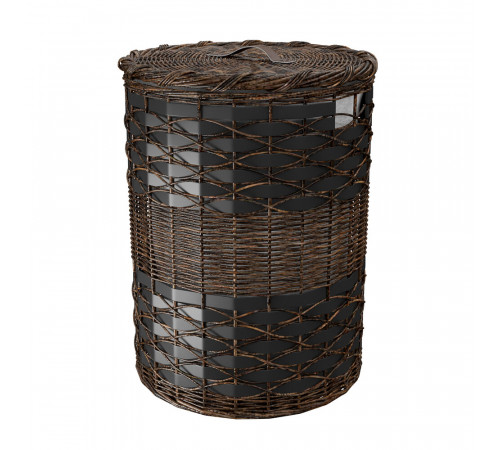 Корзина для белья WasserKraft Bever 450х420х560 мм 48,4 л коричневая (WB-240-L) Корзина для белья WasserKraft Bever 450х420х560 мм 48,4 л коричневая (WB-240-L)