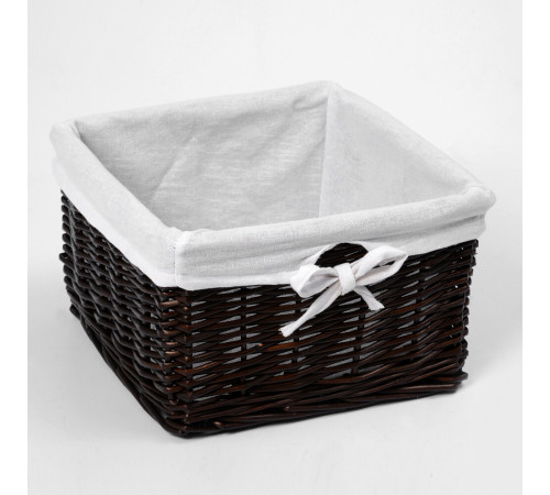 Корзина WasserKraft Alme 350х350х200 мм 24,5 л коричневая (WB-150-L) Корзина WasserKraft Alme 350х350х200 мм 24,5 л коричневая (WB-150-L)