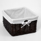 Корзина WasserKraft Alme 350х350х200 мм 24,5 л коричневая (WB-150-L)