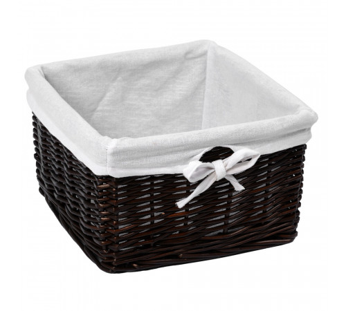 Корзина WasserKraft Alme 350х350х200 мм 24,5 л коричневая (WB-150-L) Корзина WasserKraft Alme 350х350х200 мм 24,5 л коричневая (WB-150-L)