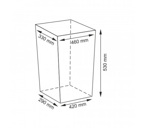 Корзина для белья WasserKraft Ammer 460х330х530 мм 77,2 л коричневая (WB-370-L) Корзина для белья WasserKraft Ammer 460х330х530 мм 77,2 л коричневая (WB-370-L)