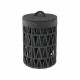Корзина для белья WasserKraft Mosel 360х360х550 мм 71,3 л черная (WB-460-S)