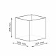 Корзина WasserKraft Glan 205х205х205 мм 8,6 л коричневая (WB-661-S)