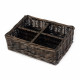 Корзина WasserKraft Neime 235х180х80 мм 3 л коричневая (WB-190-S)