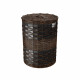Корзина для белья WasserKraft Bever 360х280х480 мм 105,8 л коричневая (WB-240-M)