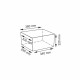 Корзина WasserKraft Berkel 380х330х220 мм 28,8 л коричневая (WB-480-M)