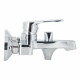 Смеситель для ванны Decoroom DR23 хром однорычажный с коротким изливом с лейкой (DR23036)