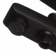 Смеситель для ванны Cersanit Brasko Black черный однорычажный с коротким изливом без лейки (63108)