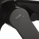 Смеситель для ванны Cersanit Brasko Black черный однорычажный с коротким изливом без лейки (63108)